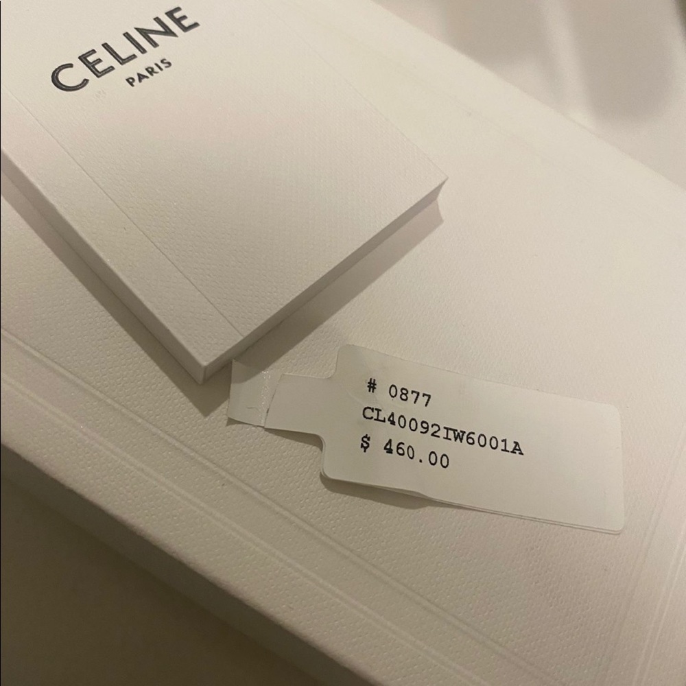 Celine Bordeaux flat top sunglasses - Picture 10 of 10